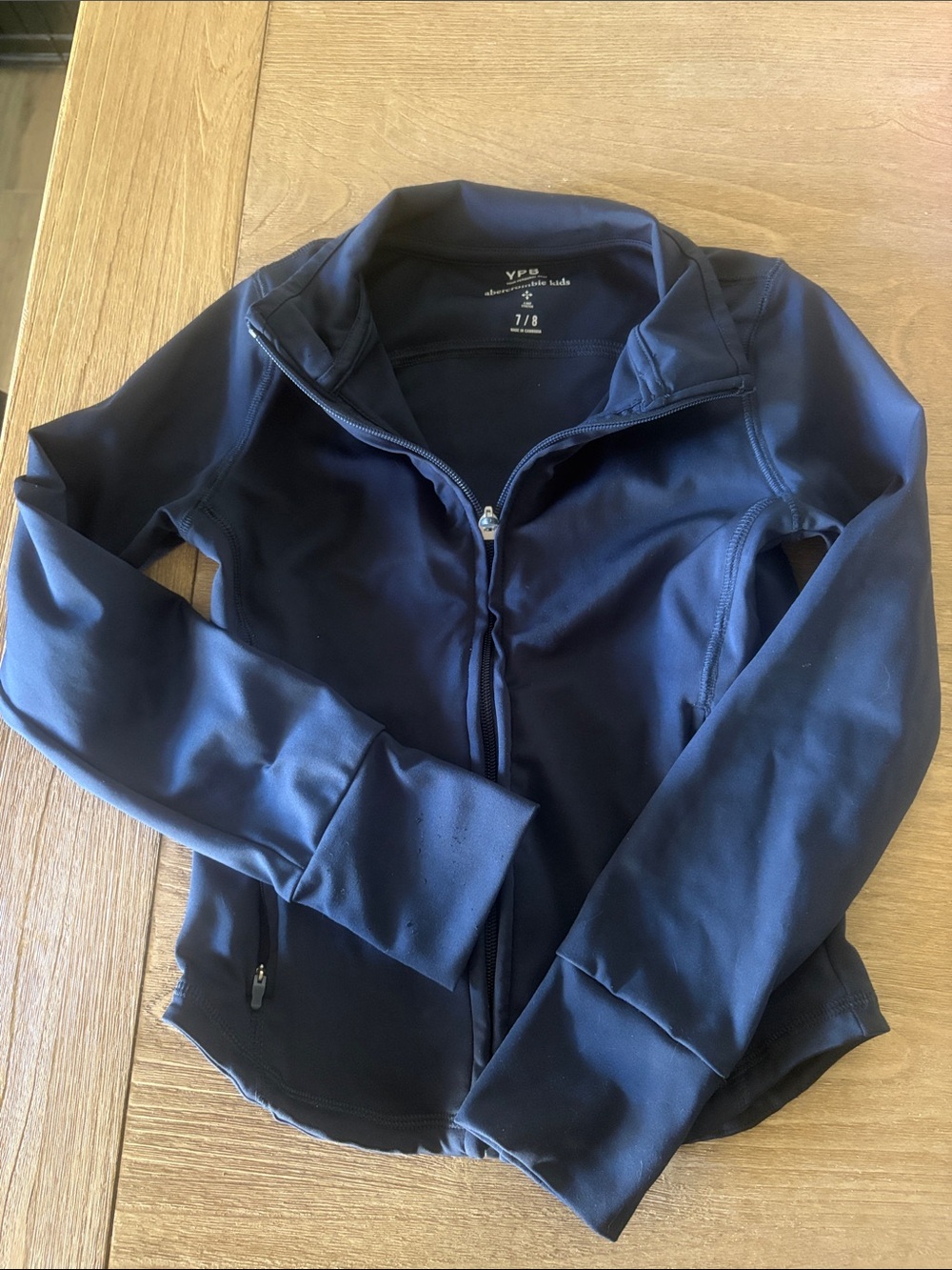 abercrombie kids Navy Zip-Up Jackets (3)